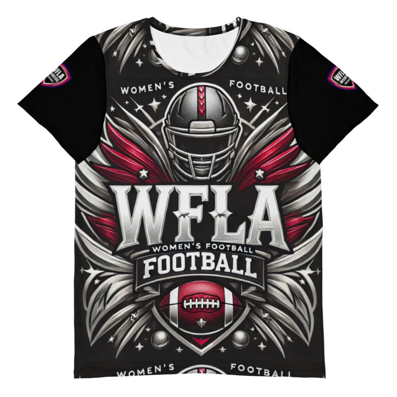 WFLA  All-Over Print Men's Athletic T-shirt - Image 4