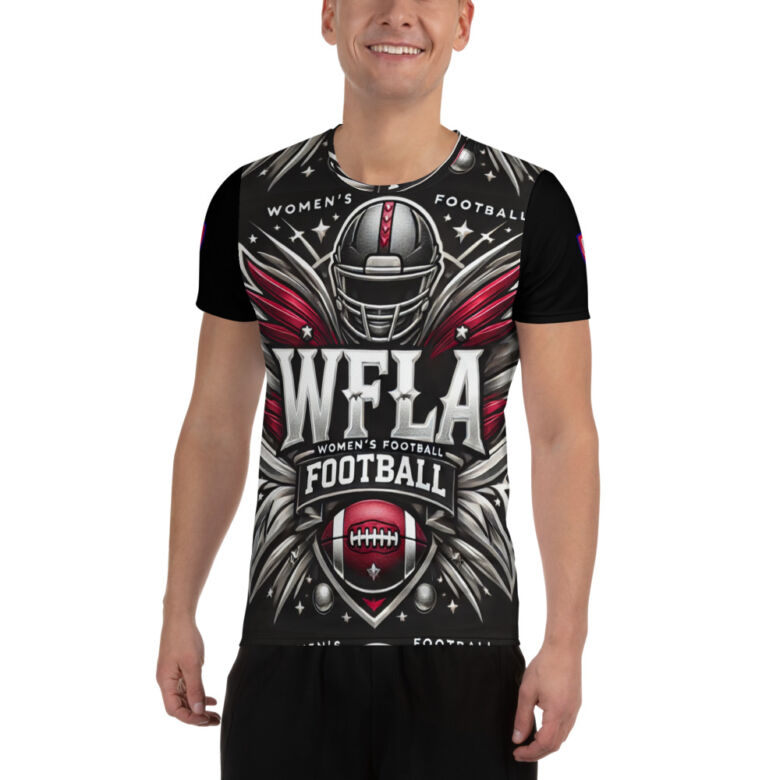 WFLA  All-Over Print Men's Athletic T-shirt - Image 5