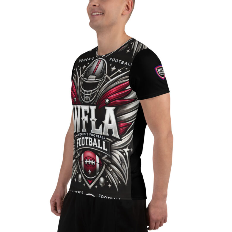 WFLA  All-Over Print Men's Athletic T-shirt - Image 7