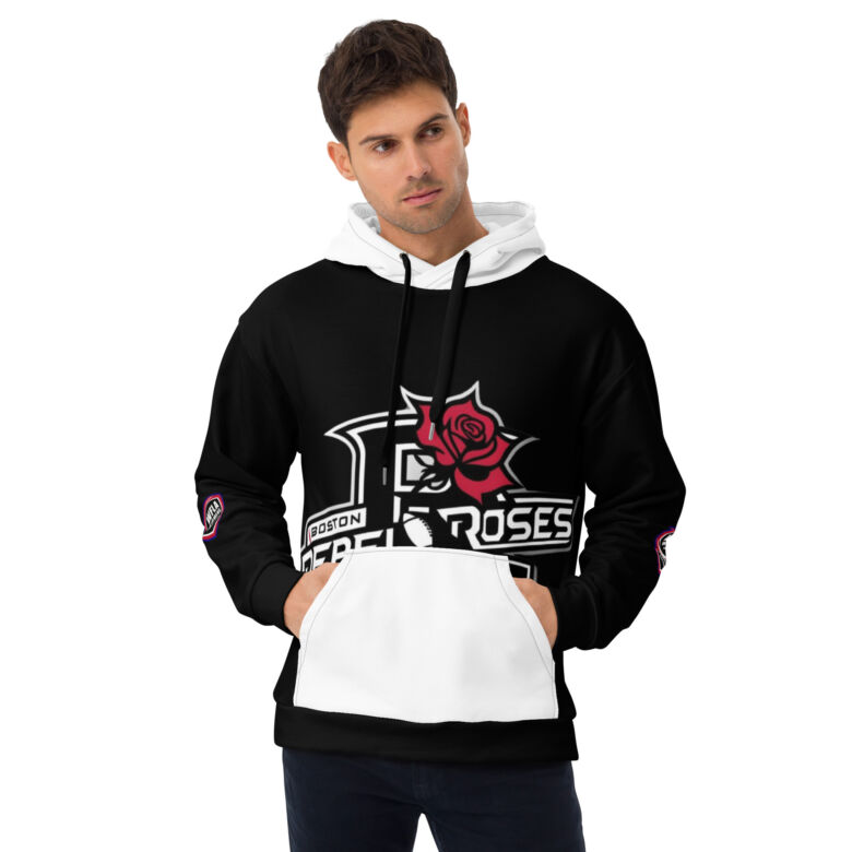 Boston Rebel Roses Unisex Hoodie - Image 10