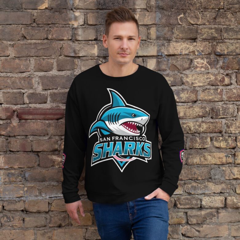 San Francisco Sharks Unisex Sweatshirt - Image 6