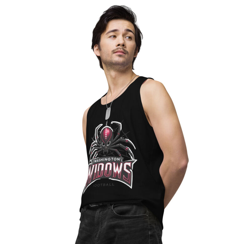Washington Widows Men’s Premium Tank Top - Image 4