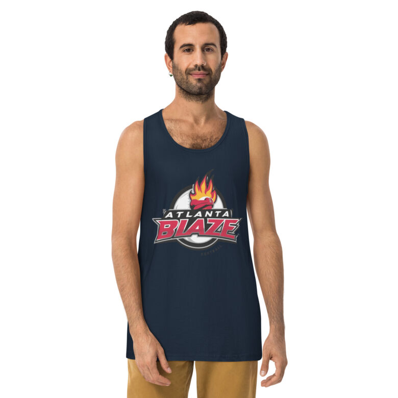 Atlanta Blaze Men’s Premium Tank Top - Image 4