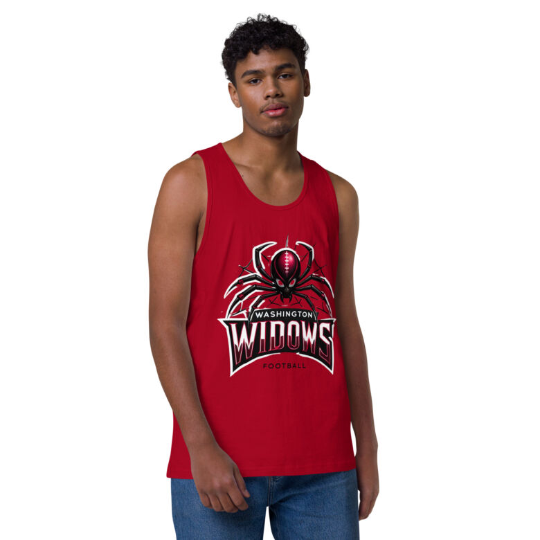 Washington Widows Men’s Premium Tank Top - Image 7