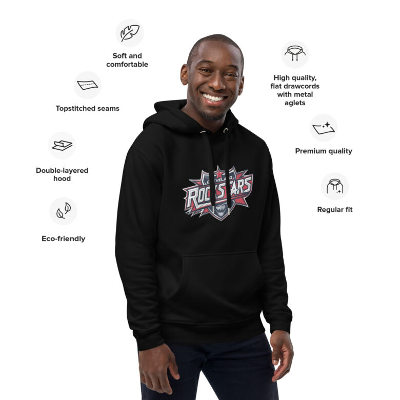 Cleveland Rockstars Premium Eco Hoodie - WFLA Sports - Image 15