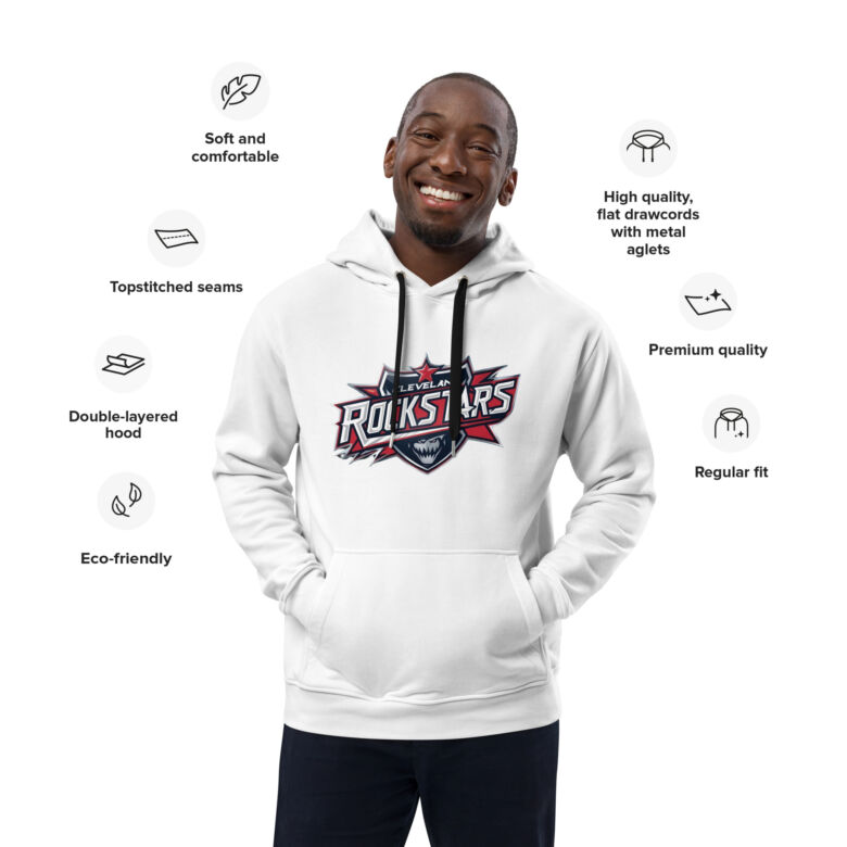 Cleveland Rockstars Premium Eco Hoodie - WFLA Sports - Image 20