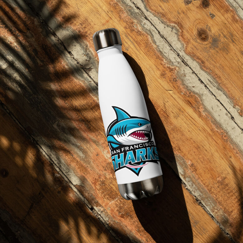 San Francisco Sharks Stainless steel water bottle - Image 10