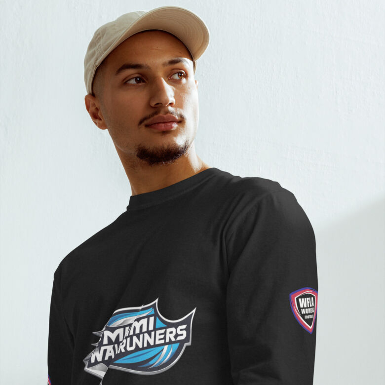 Miami Waverunners Garment-dyed Heavyweight Long-Sleeve Shirt - Image 13