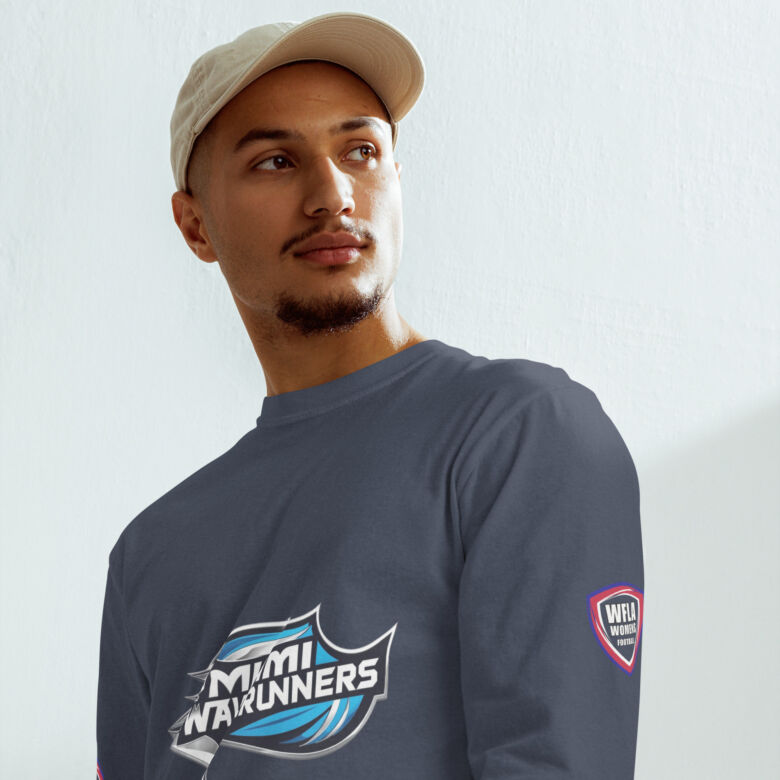 Miami Waverunners Garment-dyed Heavyweight Long-Sleeve Shirt - Image 12
