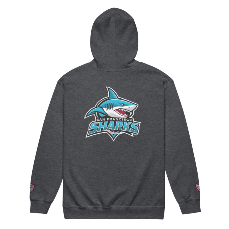 San Francisco Sharks Unisex Heavy Blend Zip Hoodie - WFLA Sports - Image 17