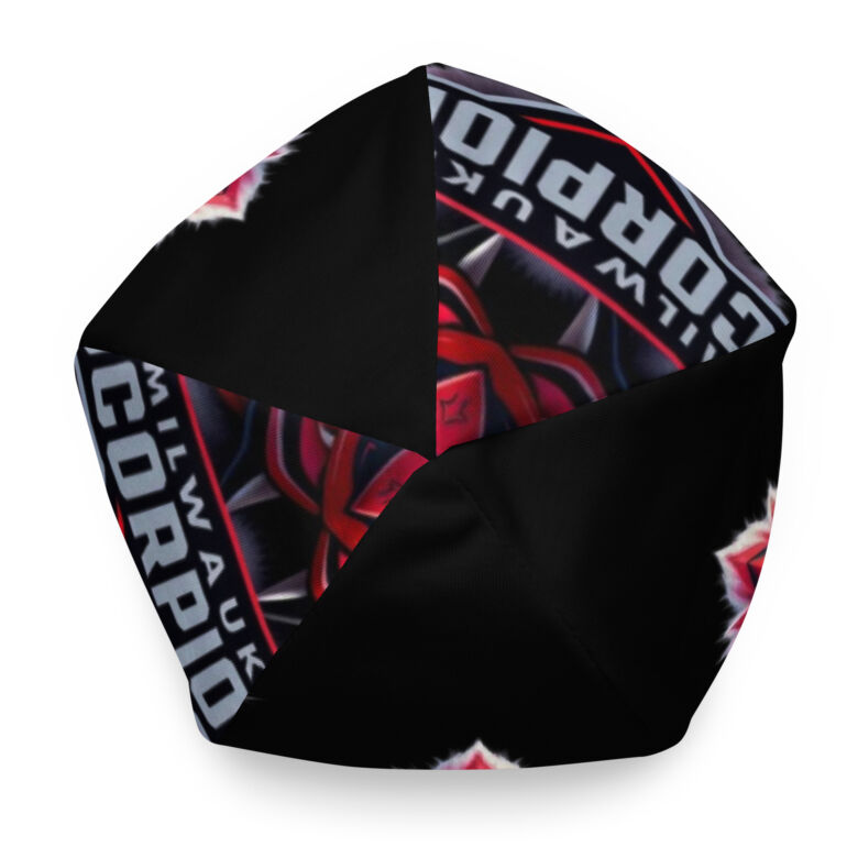 Milwaukee Scorpions All-Over Print Beanie in Black - Image 14