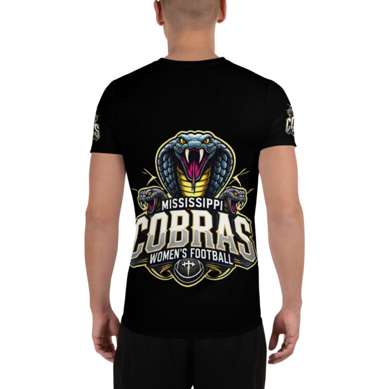 Mississippi Cobras All-Over Print Men's Athletic T-shirt - Image 6
