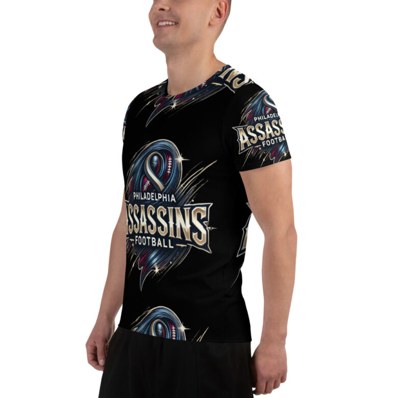 Philadelphia Assassins All-Over Print Men's Athletic T-shirt - Image 8
