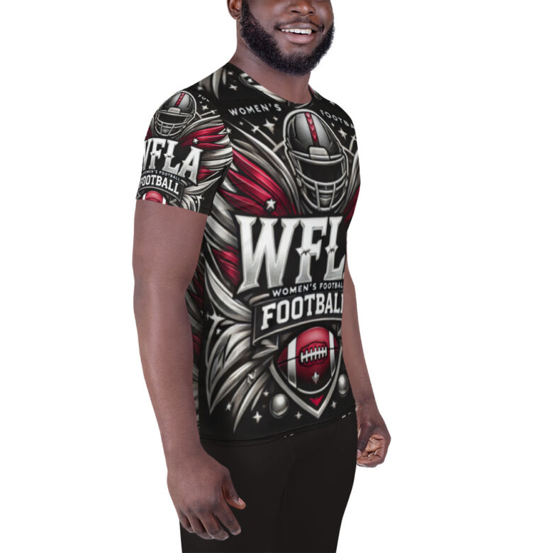 WFLA All-Over Print Men's Athletic T-shirt - Image 3