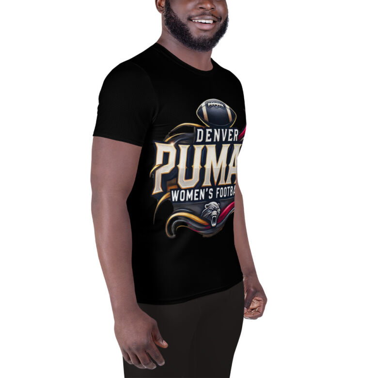 Denver Pumas All-Over Print Men's Athletic T-shirt