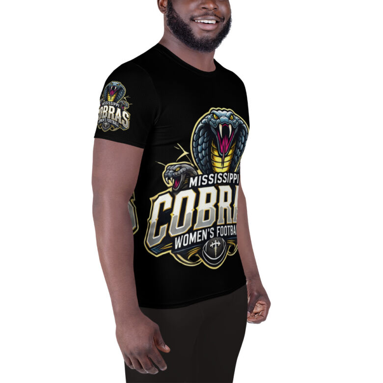 Mississippi Cobras All-Over Print Men's Athletic T-shirt