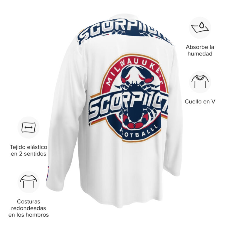 Milwaukee Scorpions Recycled Football Fan Jersey - Image 5