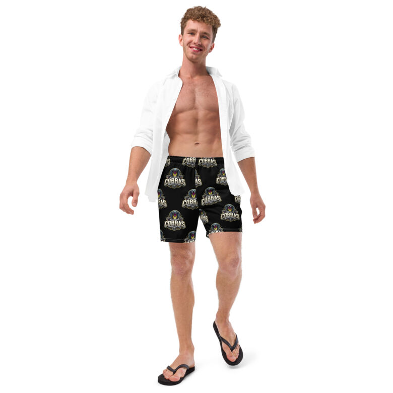 Mississippi Cobras All-Over Print Recycled Swim Trunks - Image 6