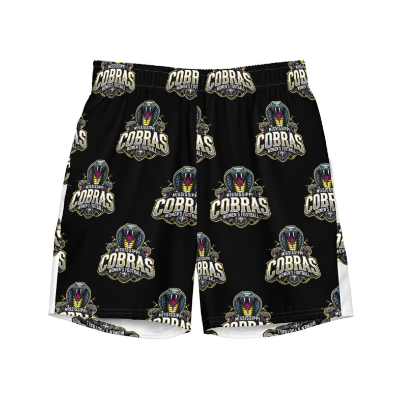 Mississippi Cobras All-Over Print Recycled Swim Trunks - Image 8