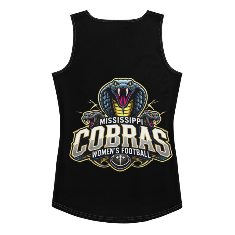 Mississippi Cobras Sublimation Cut & Sew Tank Top - Image 5