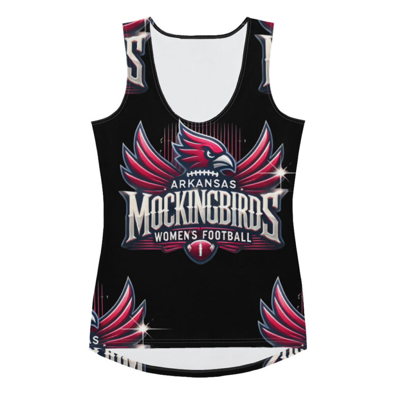 Arkansas Mockinbirds Sublimation Cut & Sew Tank Top - Image 7
