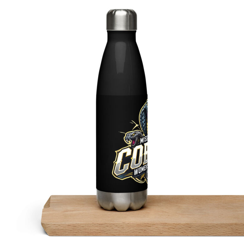 Mississippi Cobras Stainless Steel Water Bottle - Image 5