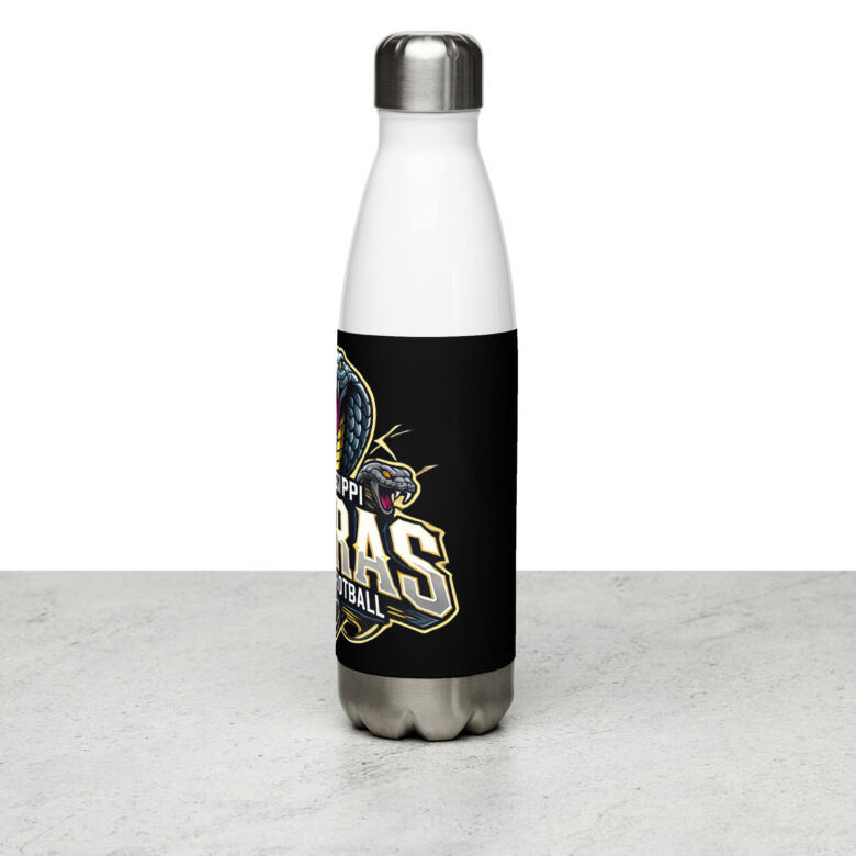 Mississippi Cobras Stainless Steel Water Bottle - Image 3