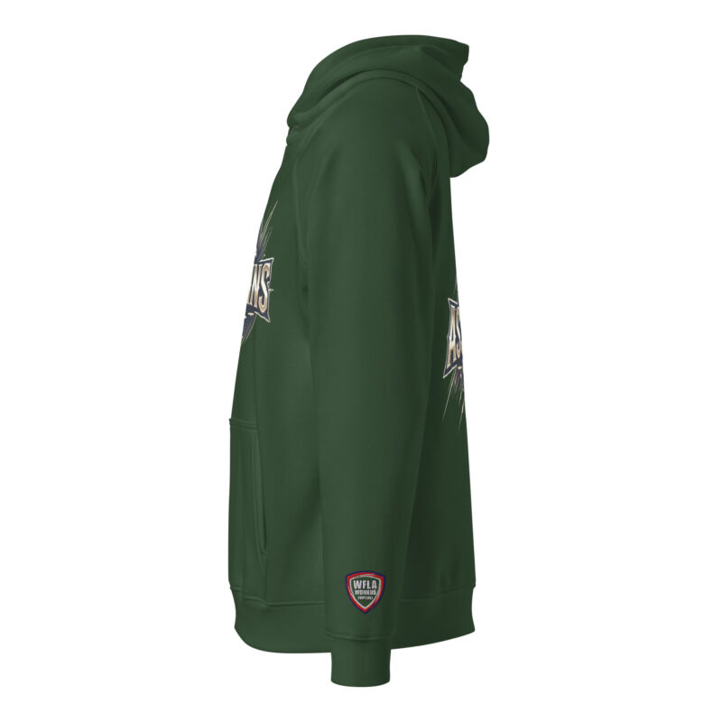 Philadelphia Assassins Unisex Eco raglan Hoodie - Image 33