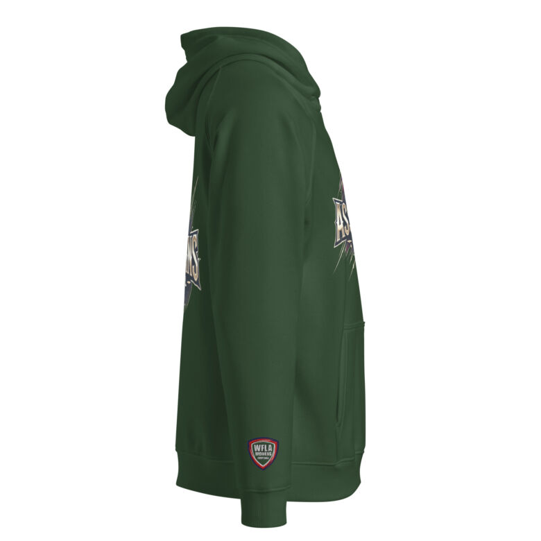 Philadelphia Assassins Unisex Eco raglan Hoodie - Image 34