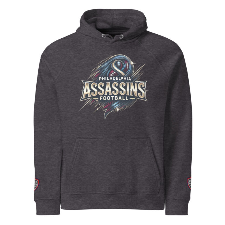 Philadelphia Assassins Unisex Eco raglan Hoodie - Image 28