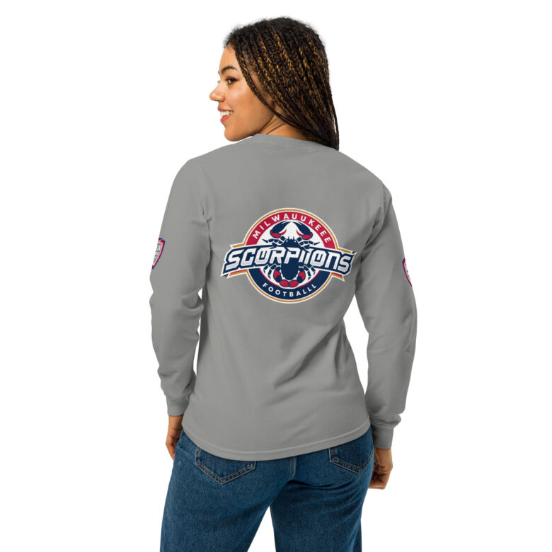 Milwaukee Scorpions Garment-dyed Heavyweight Long-Sleeve Shirt - Image 9
