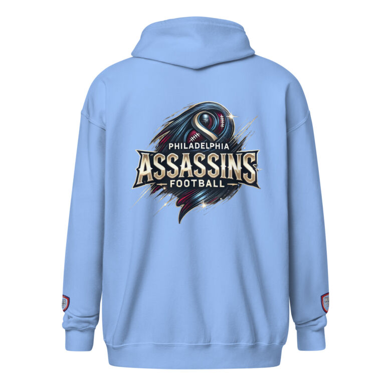 Philadelphia Assassins Unisex Heavy Blend Zip Hoodie - Image 13