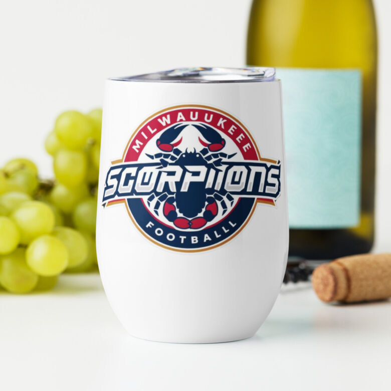 Milwaukee Scorpions Wine Tumbler - Image 5