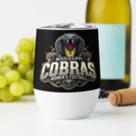 Mississippi Cobras Wine tumbler - Image 2